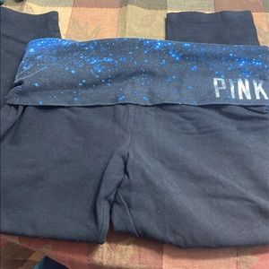 Black and galaxy caprese leggings